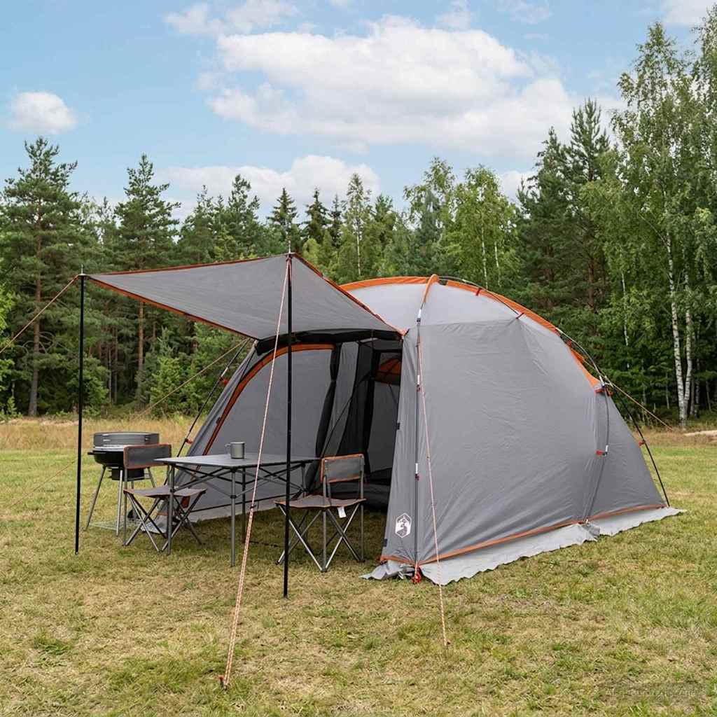 Tunneltent Grijs en Oranje 361 x 235 x 147 cm