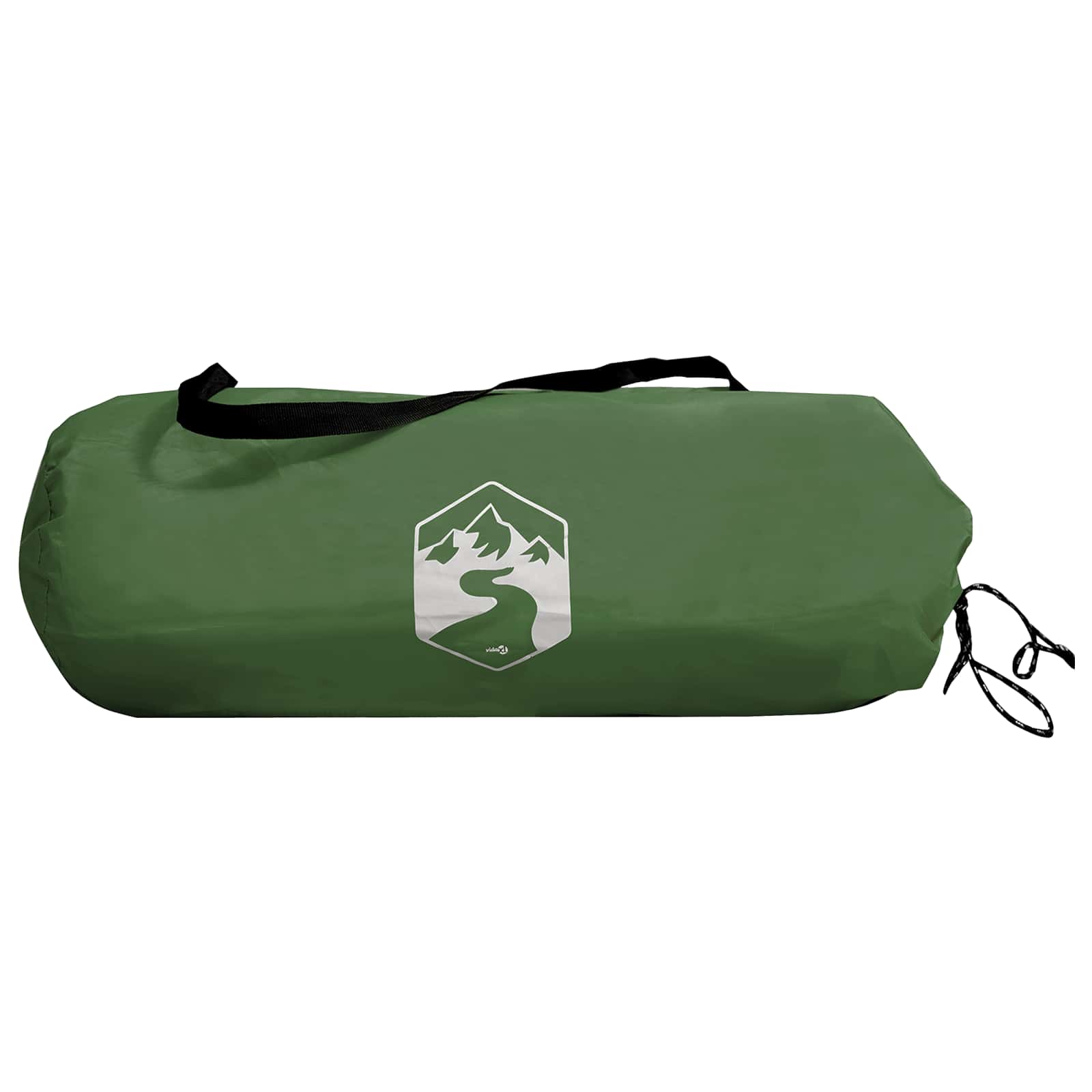 2-in-1 Regen Poncho met Kap Groen 262 x 126 x 130 cm