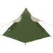 2-in-1 Regen Poncho met Kap Groen 262 x 126 x 130 cm