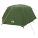 Backpacking Tent Groen 4-persoons 185T Polyester met PU Coating