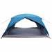 Backpacking Tent Blauw 4-persoons 185T Polyester met PU Coating