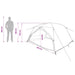 Backpacking Tent Grijs en Oranje 4-persoons