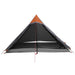 Backpacking Tent Grijs en Oranje 222 x 85 x 125 cm