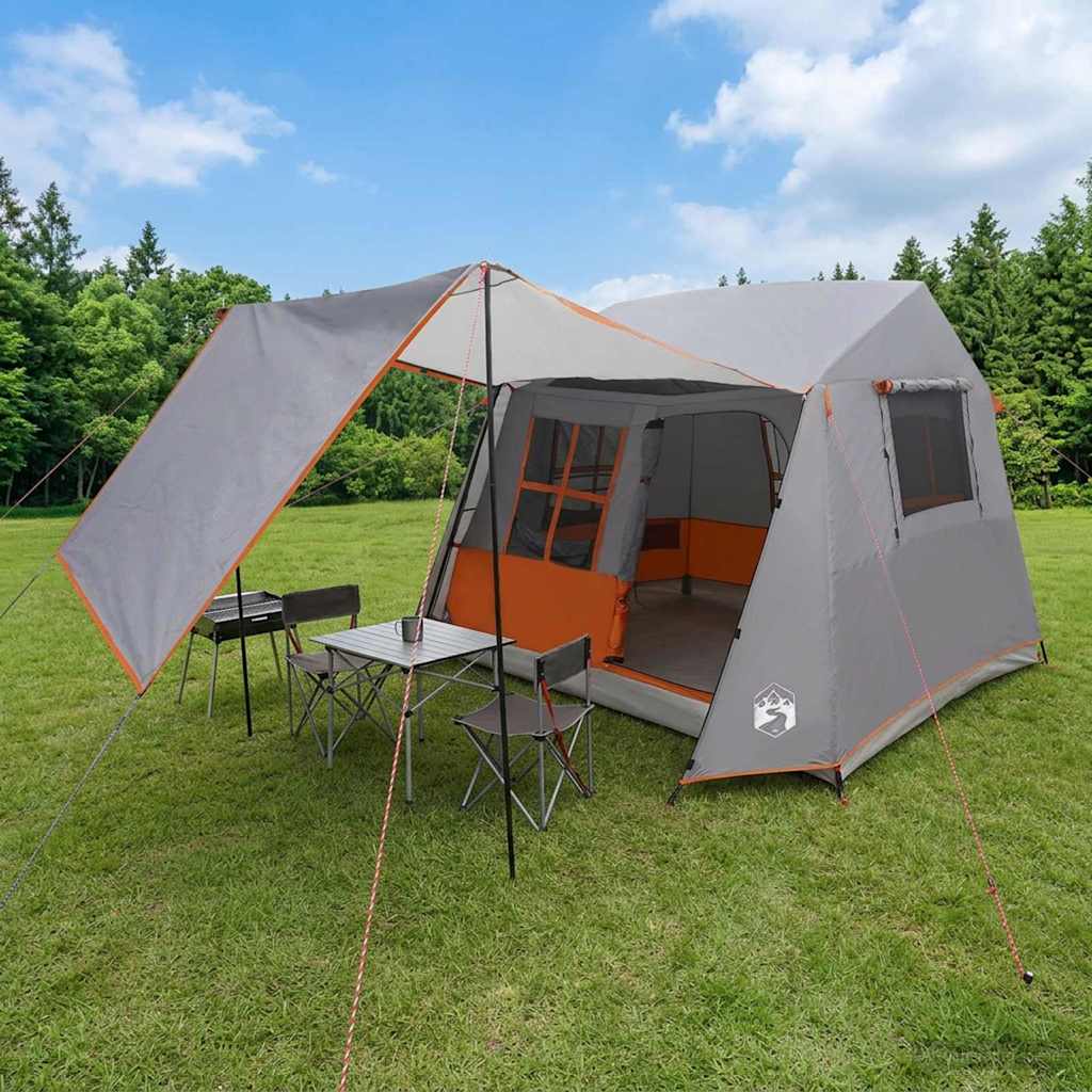 Tunneltent Grijs en Oranje 275 x 240 x 200 cm