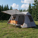 Tunneltent Grijs en Oranje 400 x 278 x 182 cm