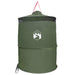 Pop-up Toilet Tent met Hangende Touw Groen 97 x 126 cm