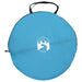 Pop-up Toilet Tent met Hangende Touw Blauw 97 x 126 cm