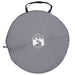 Pop-up Toilet Tent met Hangende Touw Grijs en Oranje
