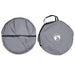 Pop-up Toilet Tent met Hangende Touw Grijs en Oranje