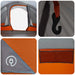 Tunneltent Grijs en Oranje 560 x 395 x 212 cm