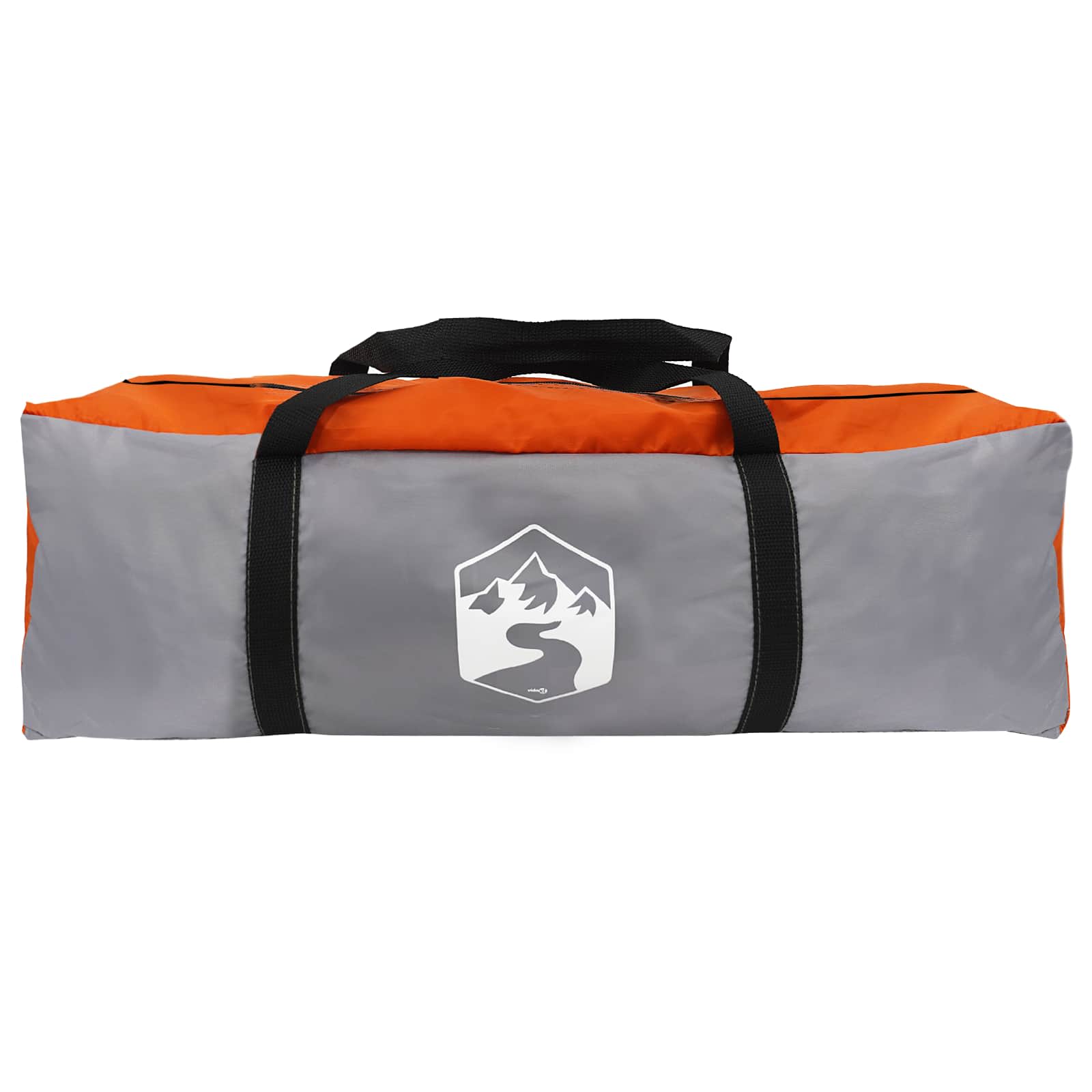 Tunneltent Grijs en Oranje 390 x 215 x 152 cm