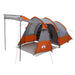 Tunneltent Grijs en Oranje 390 x 215 x 152 cm