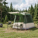 Partytent Groen 4-persoons 185T Polyester met PU Coating