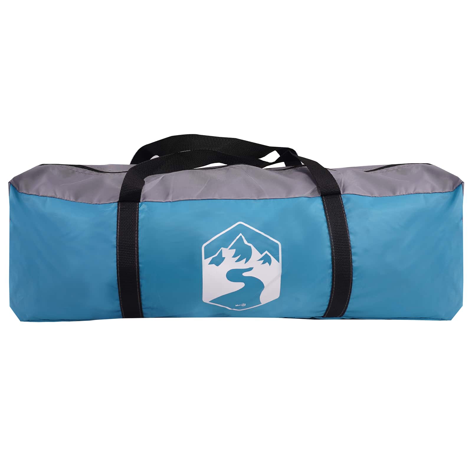 Partytent Blauw 4-persoons 185T Polyester met PU Coating