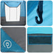 Partytent Blauw 4-persoons 185T Polyester met PU Coating