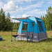 Partytent Blauw 4-persoons 185T Polyester met PU Coating