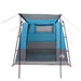Partytent Blauw 4-persoons 185T Polyester met PU Coating
