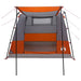 Partytent Grijs en Oranje 4-persoons