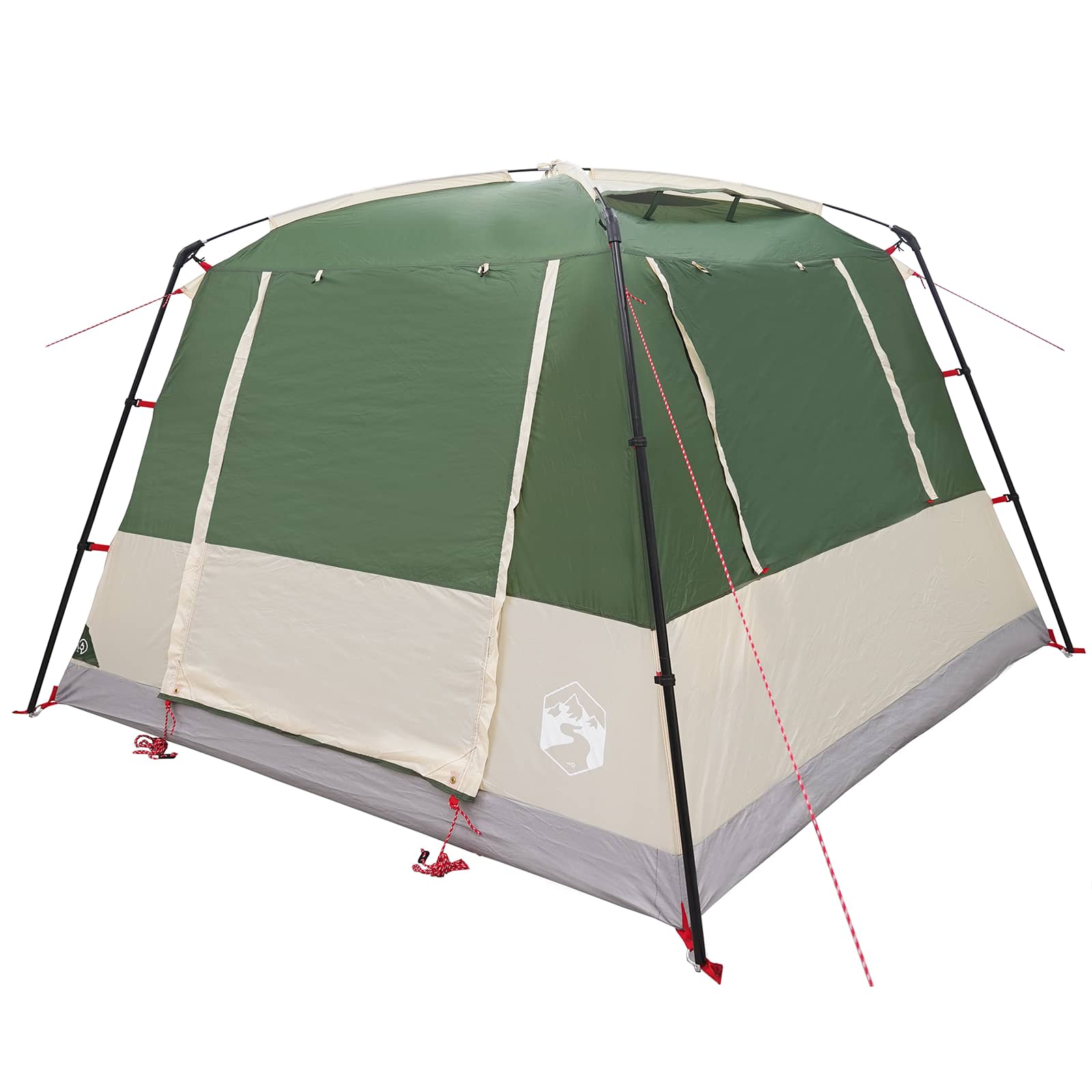 Partytent Groen 10-persoons 185T Polyester met PU Coating