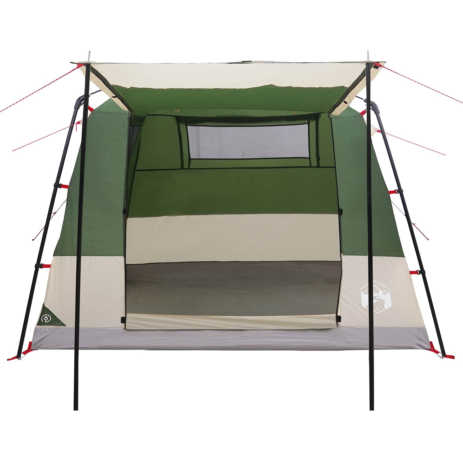 Partytent Groen 10-persoons 185T Polyester met PU Coating