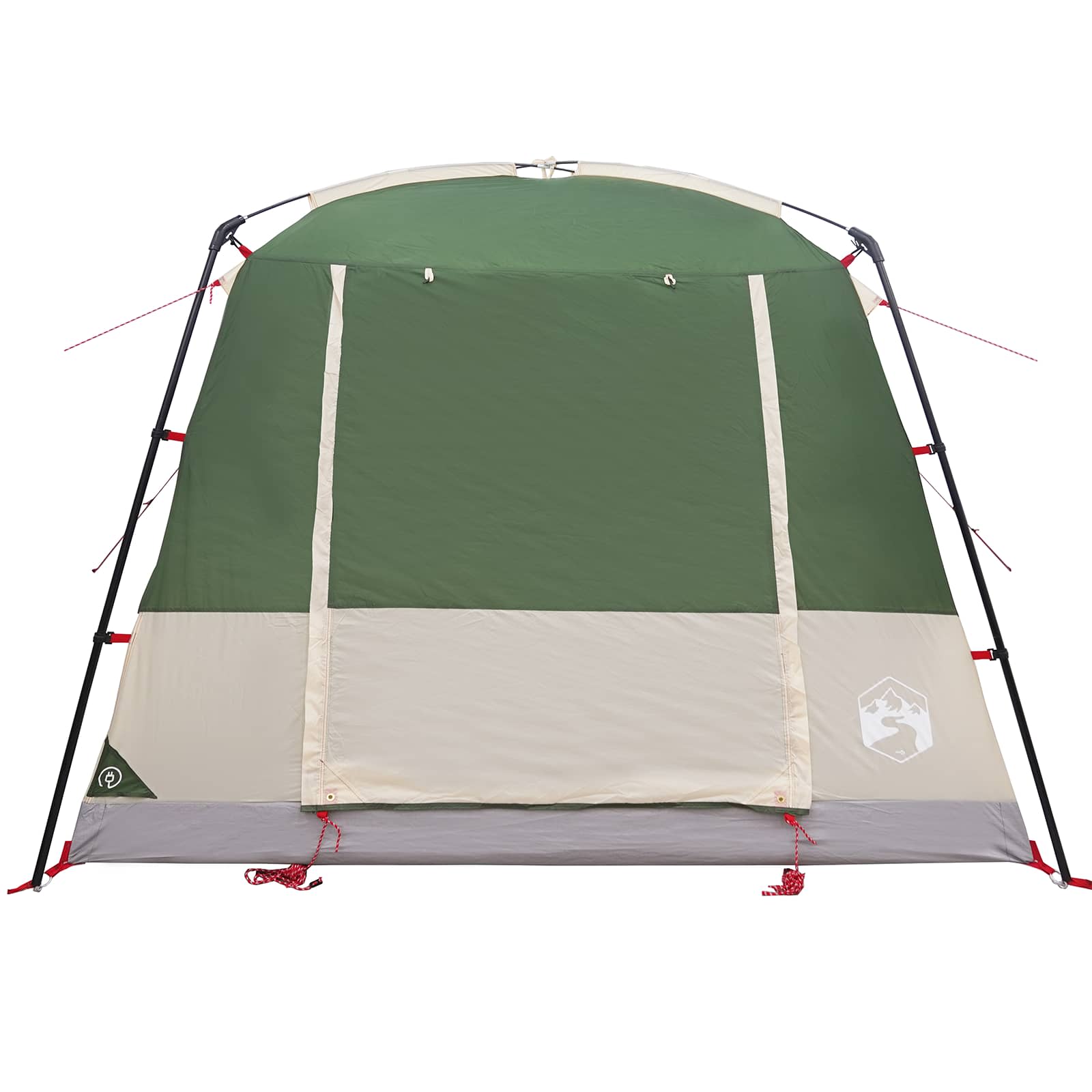 Partytent Groen 10-persoons 185T Polyester met PU Coating