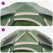 Partytent Groen 10-persoons 185T Polyester met PU Coating