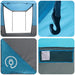 Partytent Blauw 10-persoons 185T Polyester met PU Coating