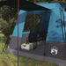 Partytent Blauw 10-persoons 185T Polyester met PU Coating
