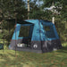 Partytent Blauw 10-persoons 185T Polyester met PU Coating