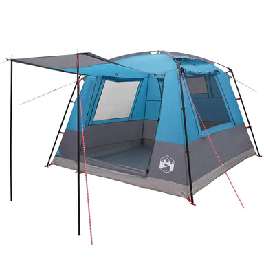 Partytent Blauw 10-persoons 185T Polyester met PU Coating