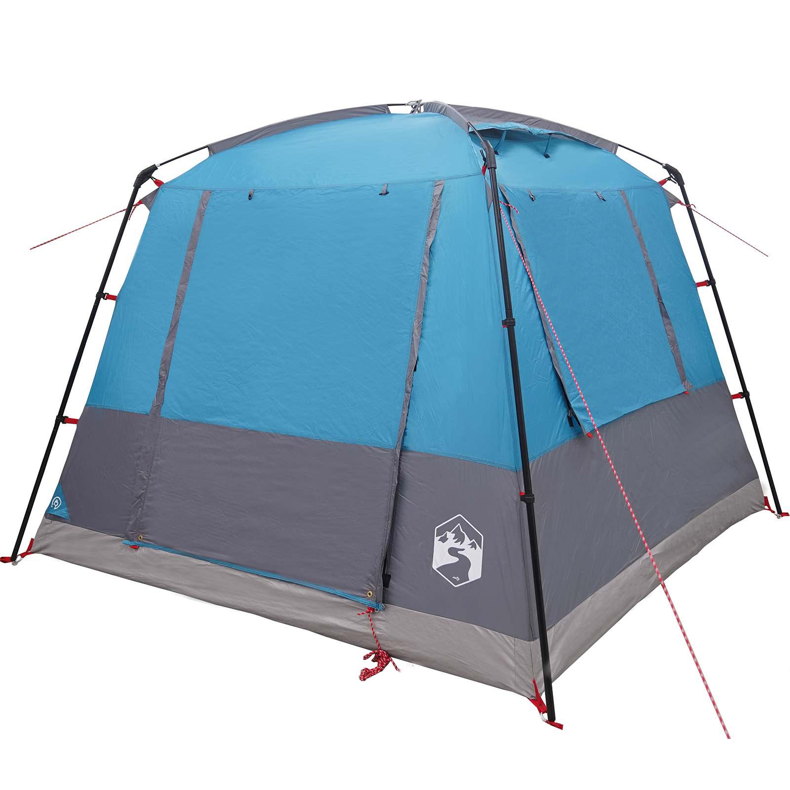 Partytent Blauw 10-persoons 185T Polyester met PU Coating