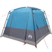 Partytent Blauw 10-persoons 185T Polyester met PU Coating