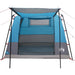 Partytent Blauw 10-persoons 185T Polyester met PU Coating