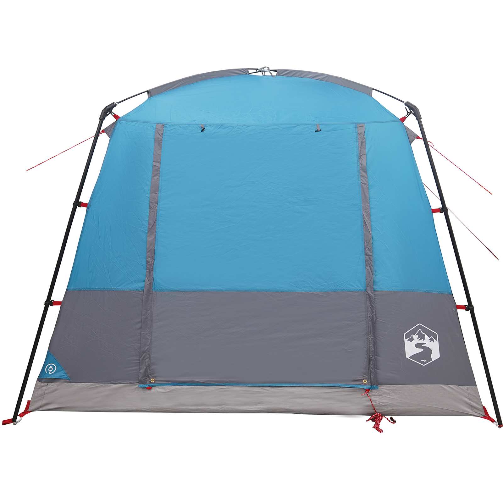 Partytent Blauw 10-persoons 185T Polyester met PU Coating