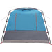 Partytent Blauw 10-persoons 185T Polyester met PU Coating