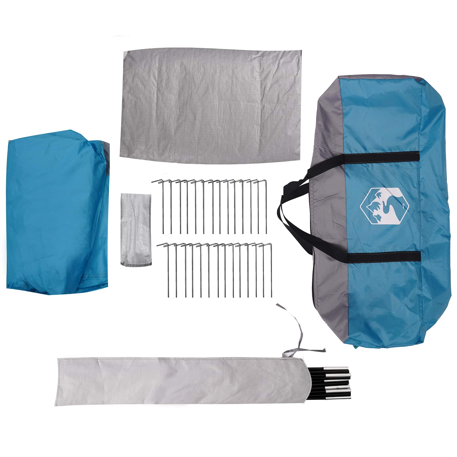Tunneltent Blauw 382 x 262 x 214 cm
