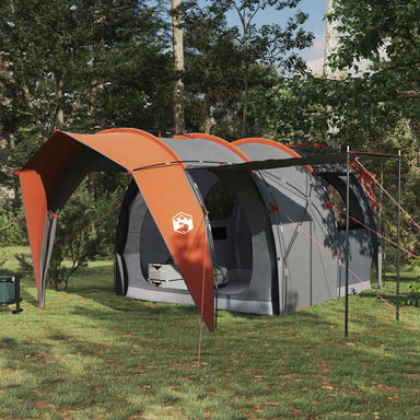 Tunneltent Grijs en Oranje 382 x 262 x 214 cm