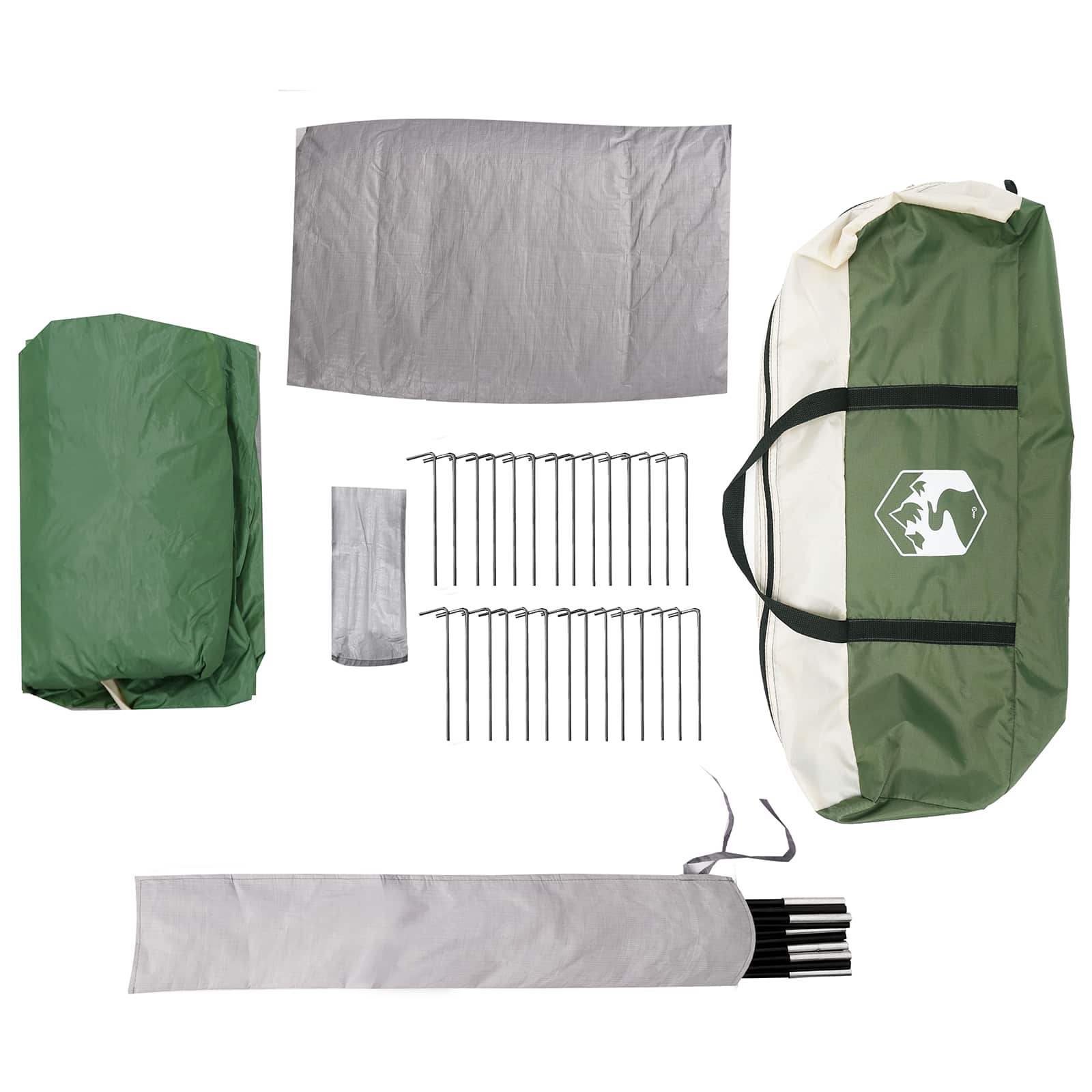 Tunneltent Groen 562 x 265 x 216 cm