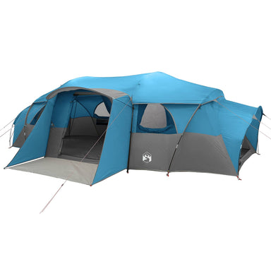 Gezinstent met regenzeil waterdicht tunnel Blauw 18-Persoon
