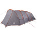 Tunneltent Grijs en Oranje 675 x 392 x 210 cm
