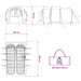 Tunneltent Groen 505 x 330 x 204 cm