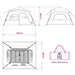 Directe Tent Blauw 340 x 280 x 190 cm