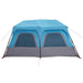 Directe Tent Blauw 8-persoons 185T Polyester met PU Coating