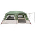 Directe Tent 10-persoons Groen 185T Polyester met PU Coating