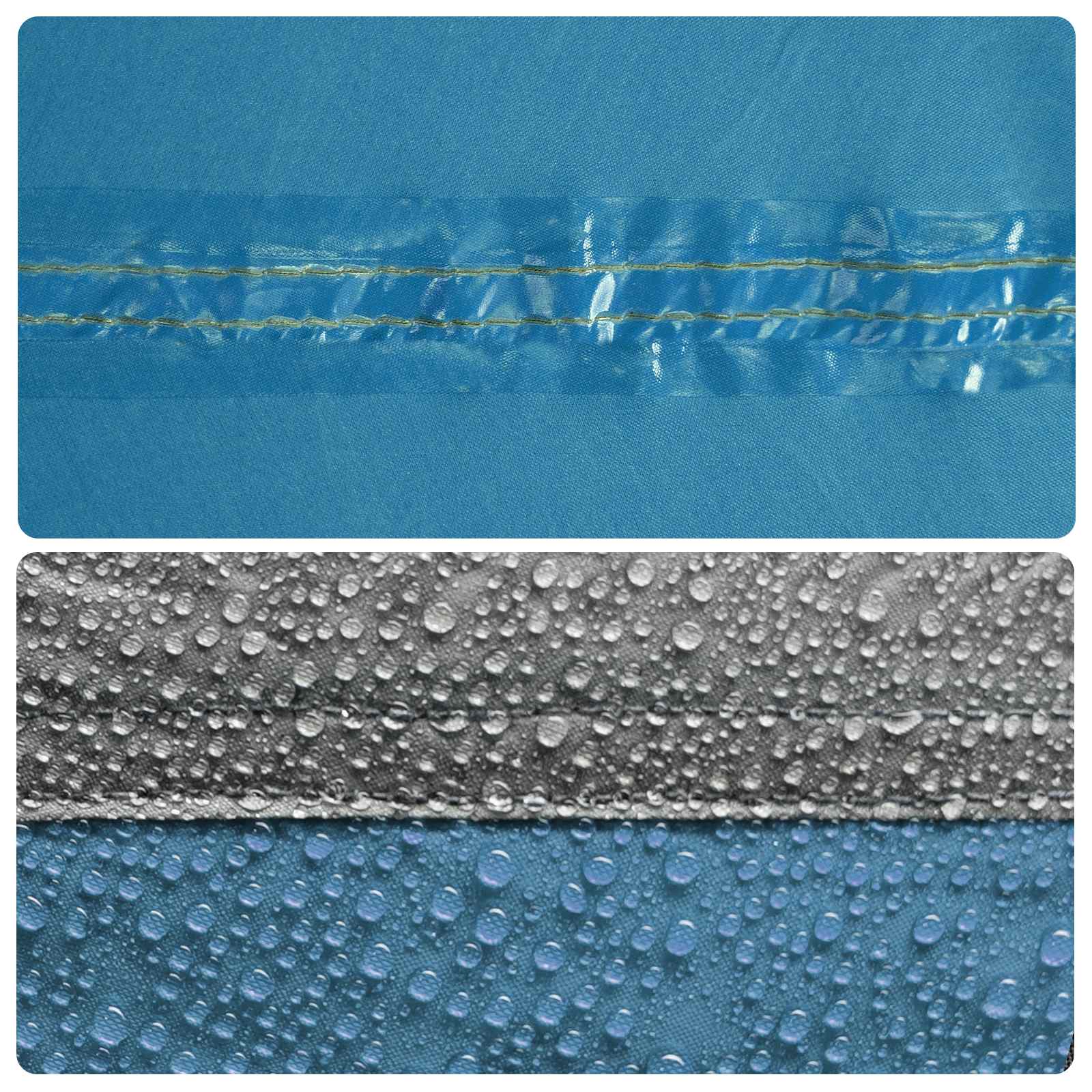 Directe Tent 10-persoons Blauw 185T Polyester met PU Coating