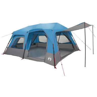 Directe Tent 10-persoons Blauw 185T Polyester met PU Coating