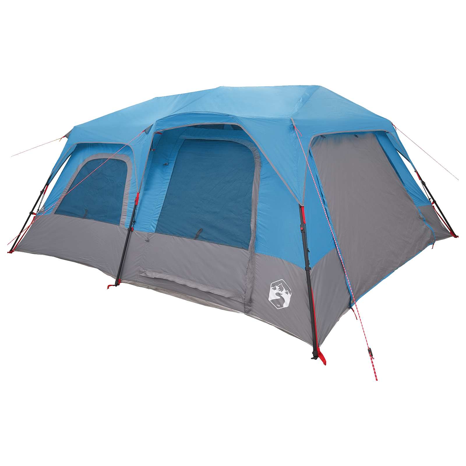 Directe Tent 10-persoons Blauw 185T Polyester met PU Coating