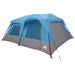 Directe Tent 10-persoons Blauw 185T Polyester met PU Coating