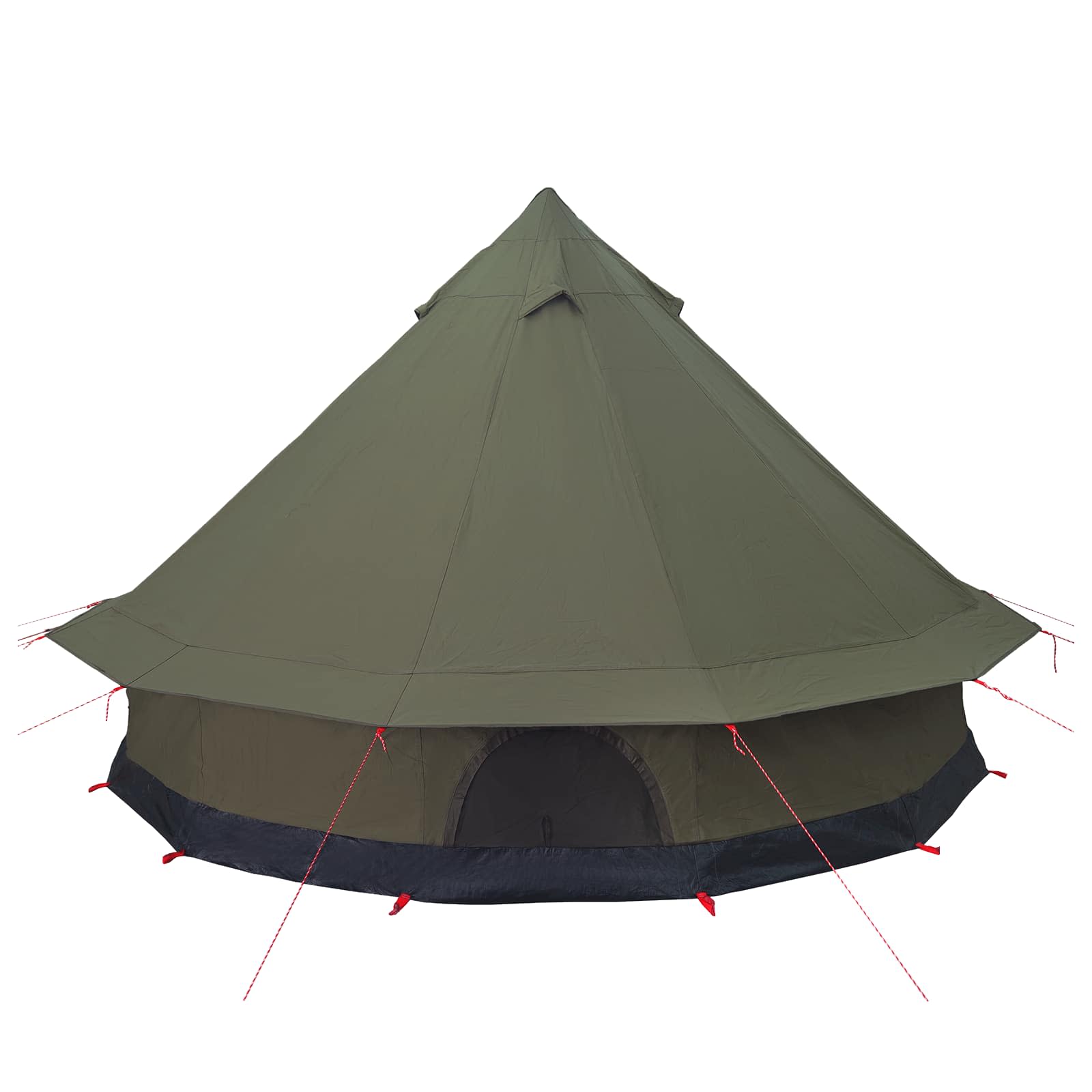 Gezinstent Legergroen 6-persoons Polykatoen