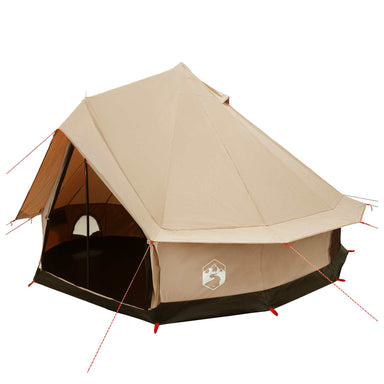 Gezinstent Crèmekleurig 8-persoons Polykatoen